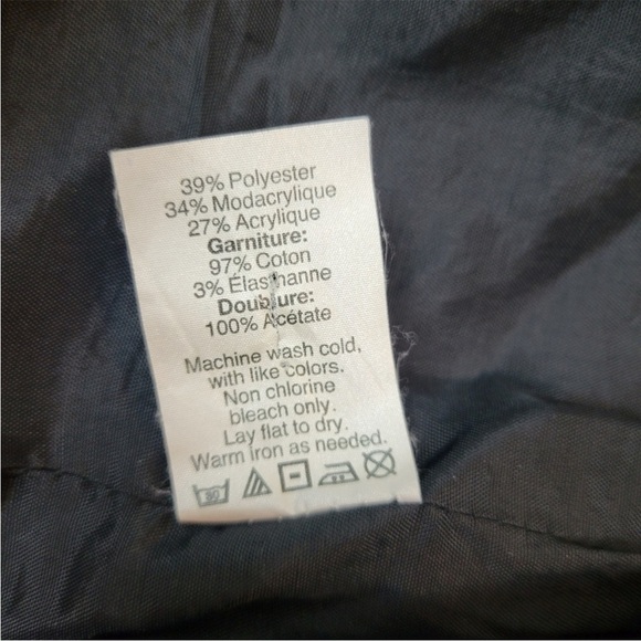 MADEWELL Faux Sherpa Zip Vest in Classic Black Size Medium — Closet Staple!!! - Picture 10 of 10